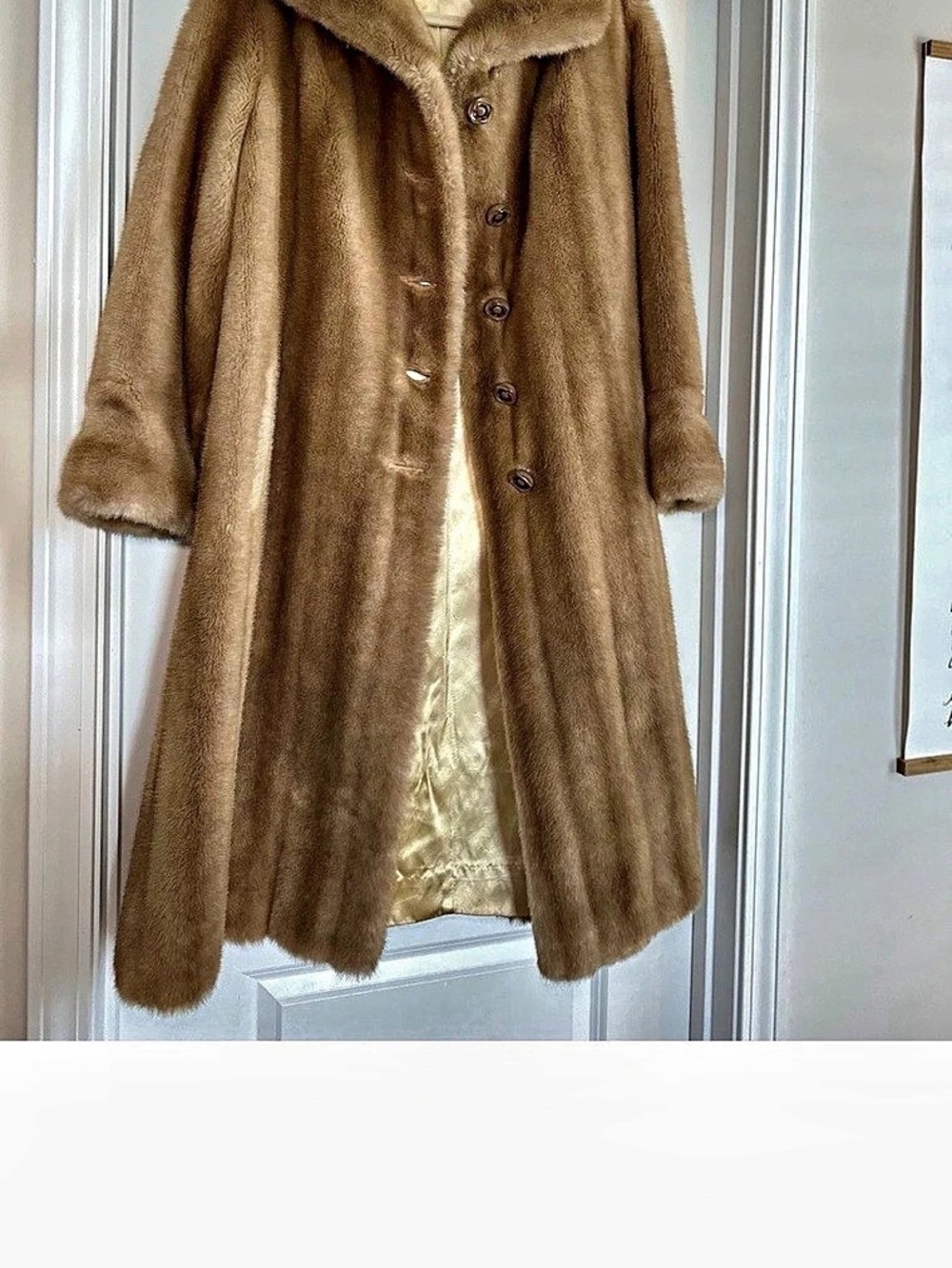 Mincara Russell Taylor Brown Faux Fur Coat